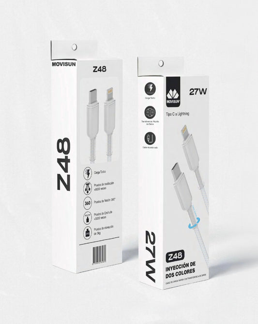 Cable USB-C a Lightning 1m Movisun Z48